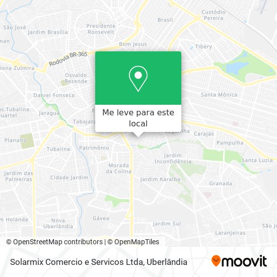Solarmix Comercio e Servicos Ltda mapa