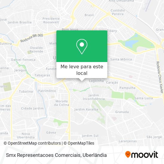 Smx Representacoes Comerciais mapa