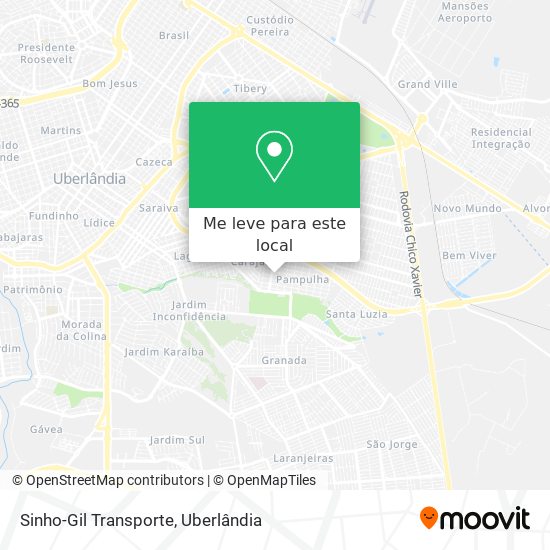 Sinho-Gil Transporte mapa