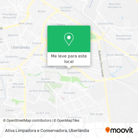 Ativa Limpadora e Conservadora mapa