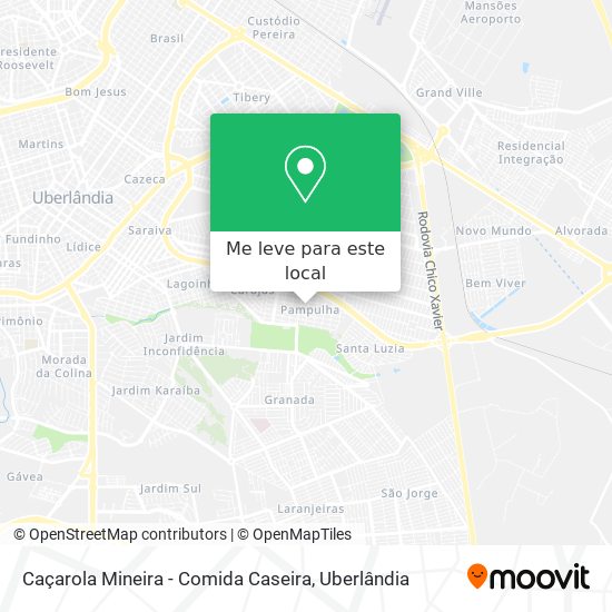 Caçarola Mineira - Comida Caseira mapa