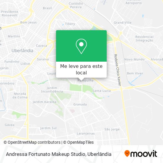 Andressa Fortunato Makeup Studio mapa