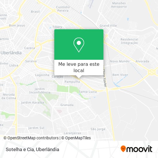 Sotelha e Cia mapa