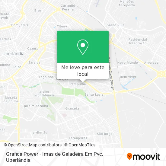 Grafica Power - Imas de Geladeira Em Pvc mapa