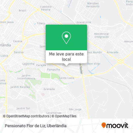 Pensionato Flor de Liz mapa