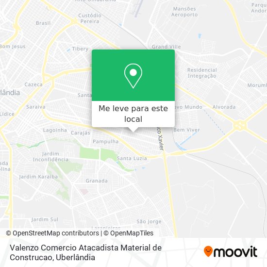 Valenzo Comercio Atacadista Material de Construcao mapa