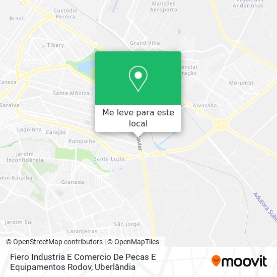 Fiero Industria E Comercio De Pecas E Equipamentos Rodov mapa