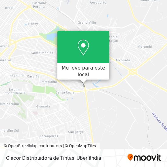 Ciacor Distribuidora de Tintas mapa