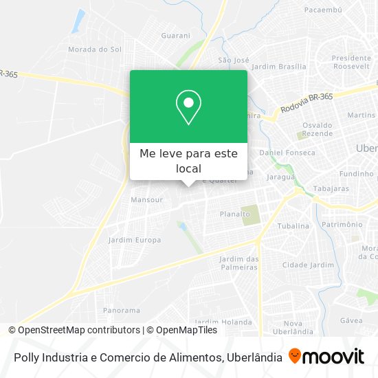 Polly Industria e Comercio de Alimentos mapa