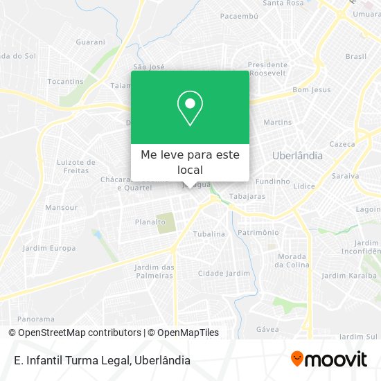 E. Infantil Turma Legal mapa