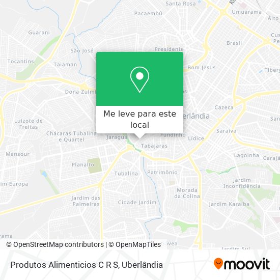 Produtos Alimenticios C R S mapa