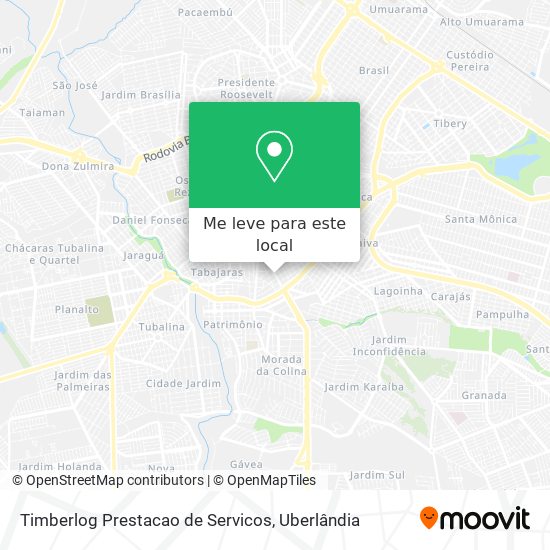 Timberlog Prestacao de Servicos mapa