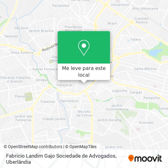 Fabricio Landim Gajo Sociedade de Advogados mapa