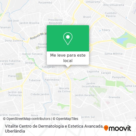 Vitalite Centro de Dermatologia e Estetica Avancada mapa