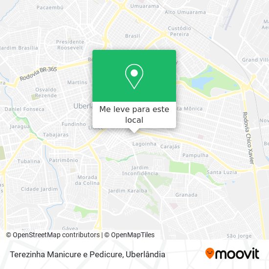 Terezinha Manicure e Pedicure mapa