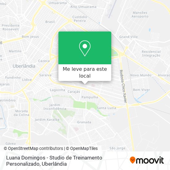 Luana Domingos - Studio de Treinamento Personalizado mapa