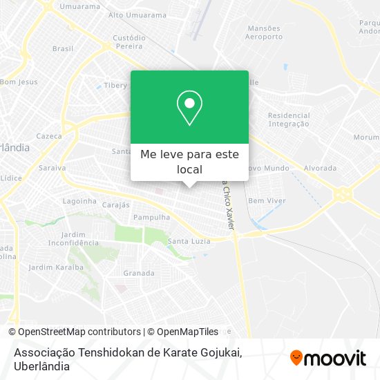 Associação Tenshidokan de Karate Gojukai mapa