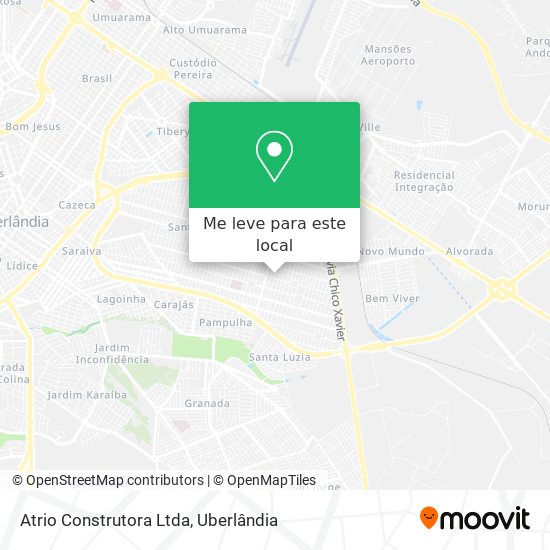 Atrio Construtora Ltda mapa