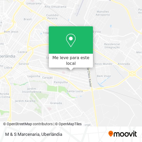 M & S Marcenaria mapa