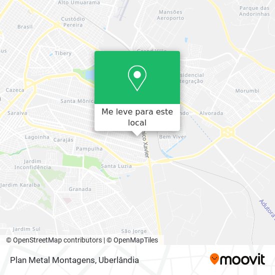 Plan Metal Montagens mapa