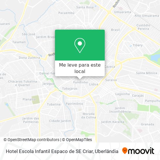 Hotel Escola Infantil Espaco de SE Criar mapa