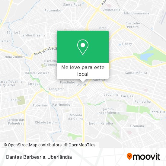 Dantas Barbearia mapa