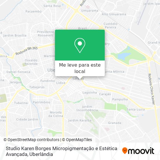Studio Karen Borges Micropigmentação e Estética Avançada mapa