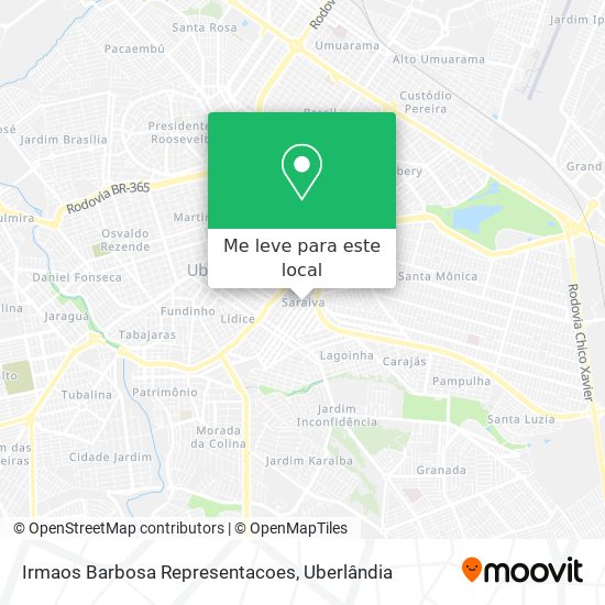 Irmaos Barbosa Representacoes mapa