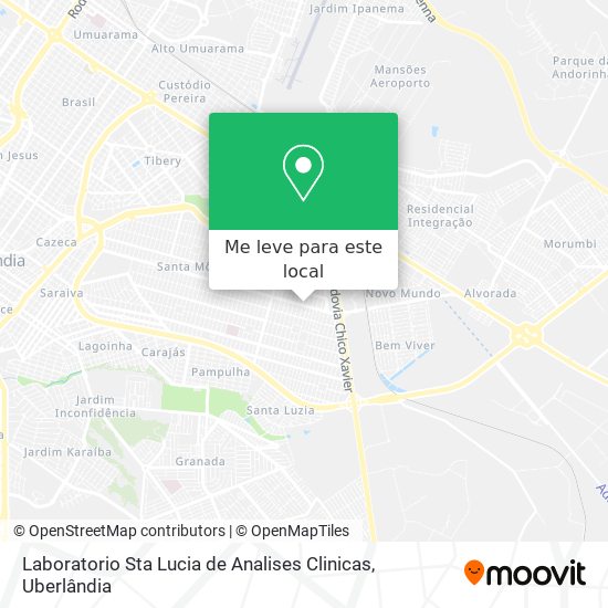 Laboratorio Sta Lucia de Analises Clinicas mapa