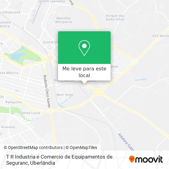 T R Industria e Comercio de Equipamentos de Seguranc mapa