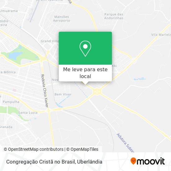 Congregação Cristã no Brasil mapa