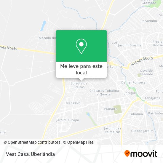 Vest Casa mapa