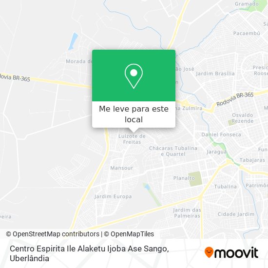 Centro Espirita Ile Alaketu Ijoba Ase Sango mapa