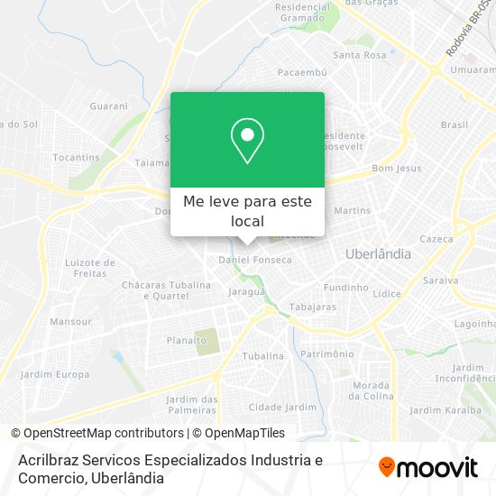 Acrilbraz Servicos Especializados Industria e Comercio mapa