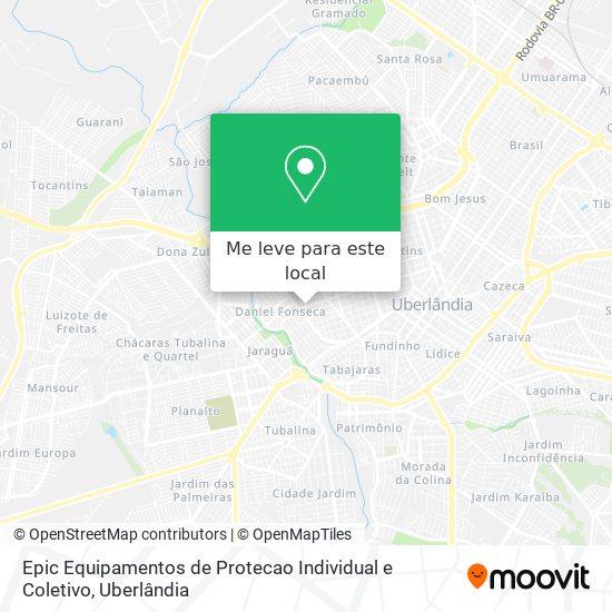 Epic Equipamentos de Protecao Individual e Coletivo mapa