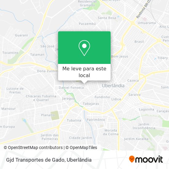 Gjd Transportes de Gado mapa