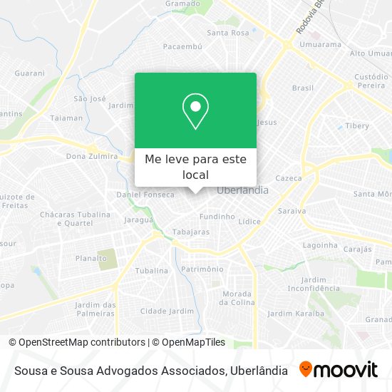 Sousa e Sousa Advogados Associados mapa