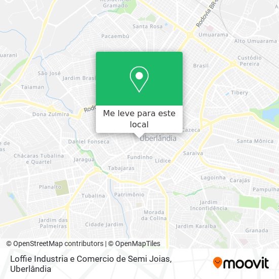 Loffie Industria e Comercio de Semi Joias mapa