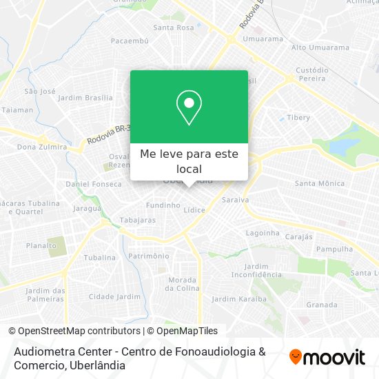Audiometra Center - Centro de Fonoaudiologia & Comercio mapa