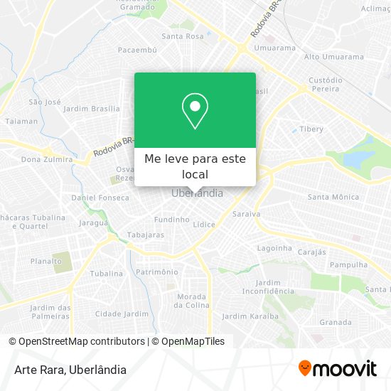 Arte Rara mapa