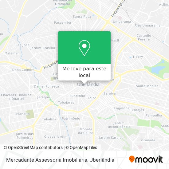 Mercadante Assessoria Imobiliaria mapa