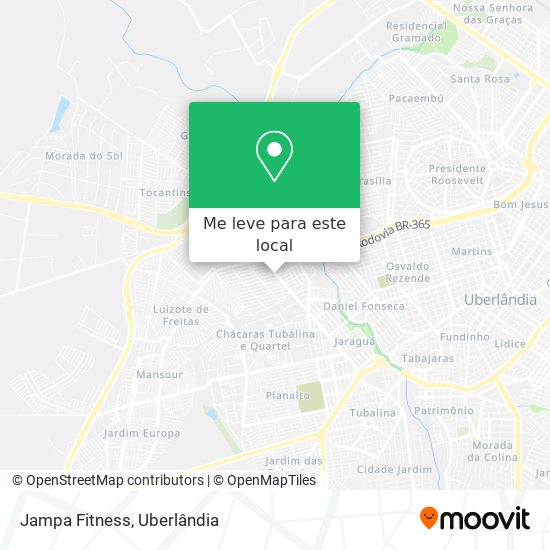 Jampa Fitness mapa