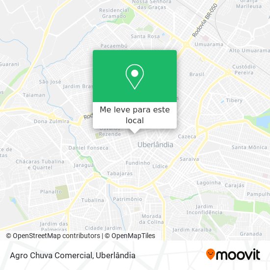 Agro Chuva Comercial mapa