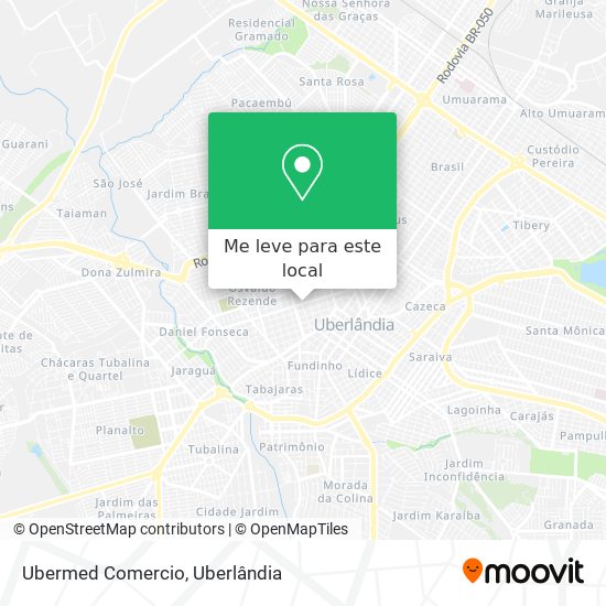 Ubermed Comercio mapa