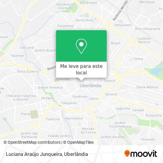 Luciana Araújo Junqueira mapa