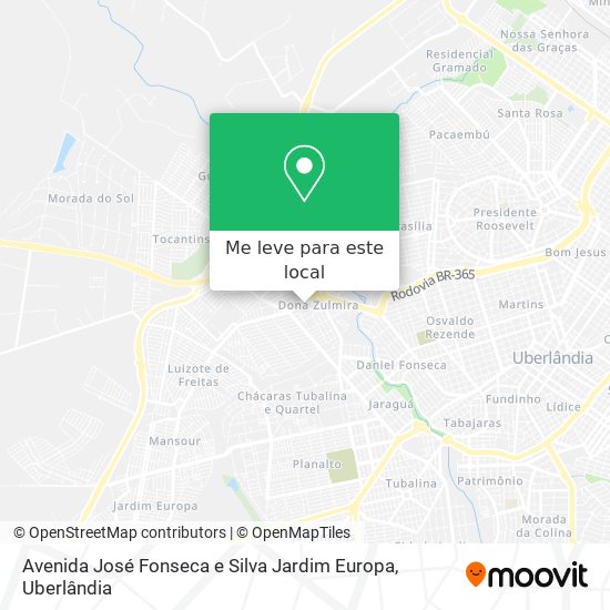 Avenida José Fonseca e Silva Jardim Europa mapa