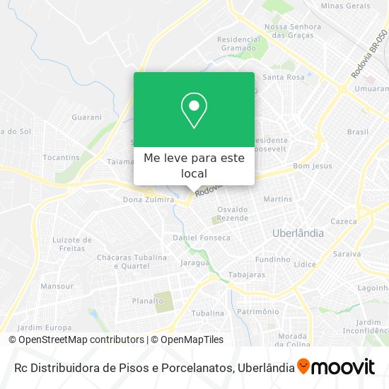 Rc Distribuidora de Pisos e Porcelanatos mapa