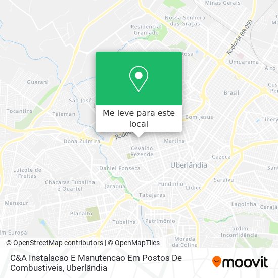 C&A Instalacao E Manutencao Em Postos De Combustiveis mapa