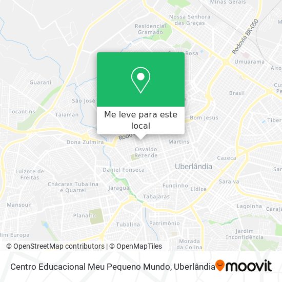 Centro Educacional Meu Pequeno Mundo mapa