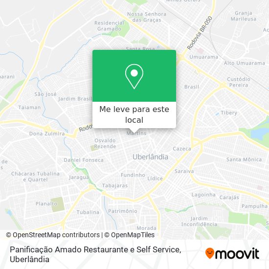 Panificação Amado Restaurante e Self Service mapa